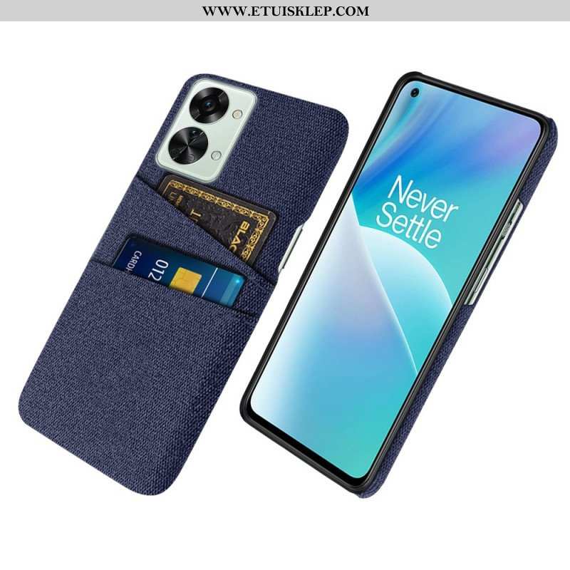 Etui do OnePlus Nord 2T 5G Tkanina O Bardzo Delikatnej Teksturze
